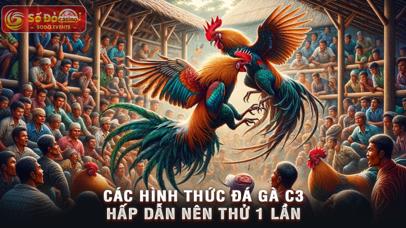 các hình thức đá gà c3 hấp dẫn nên thử 1 lần