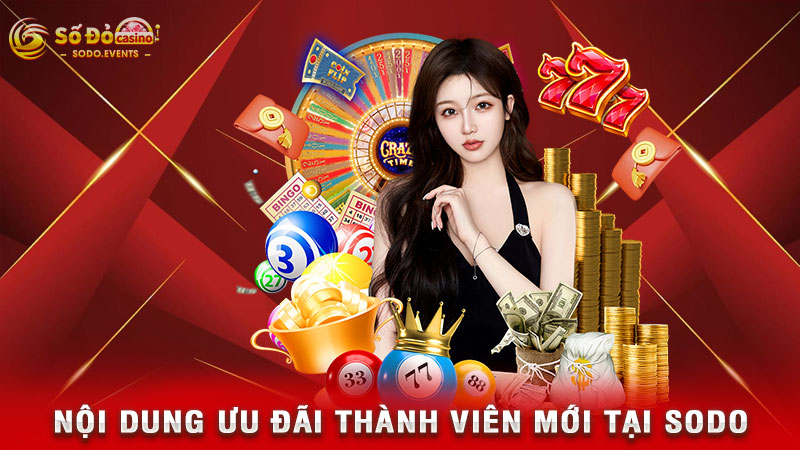 nội dung ưu đãi thành viên mới tại sodo