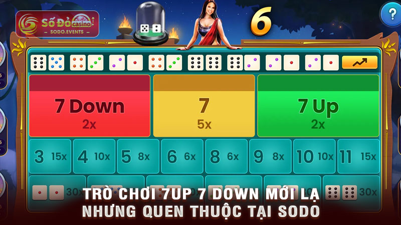 trò chơi 7up 7 down mới lạ nhưng quen thuộc tại sodo